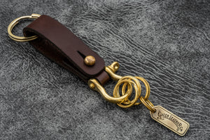 Leather Key Fob - California