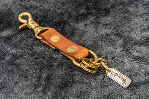 Leather Keychain - Alaska