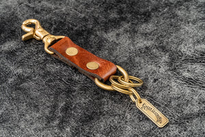 Leather Keychain - Alaska