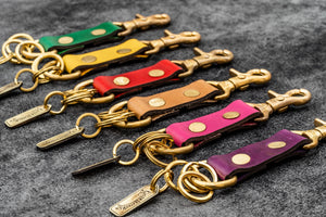 Leather Keychain - Alaska