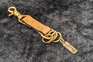 Leather Keychain - Alaska