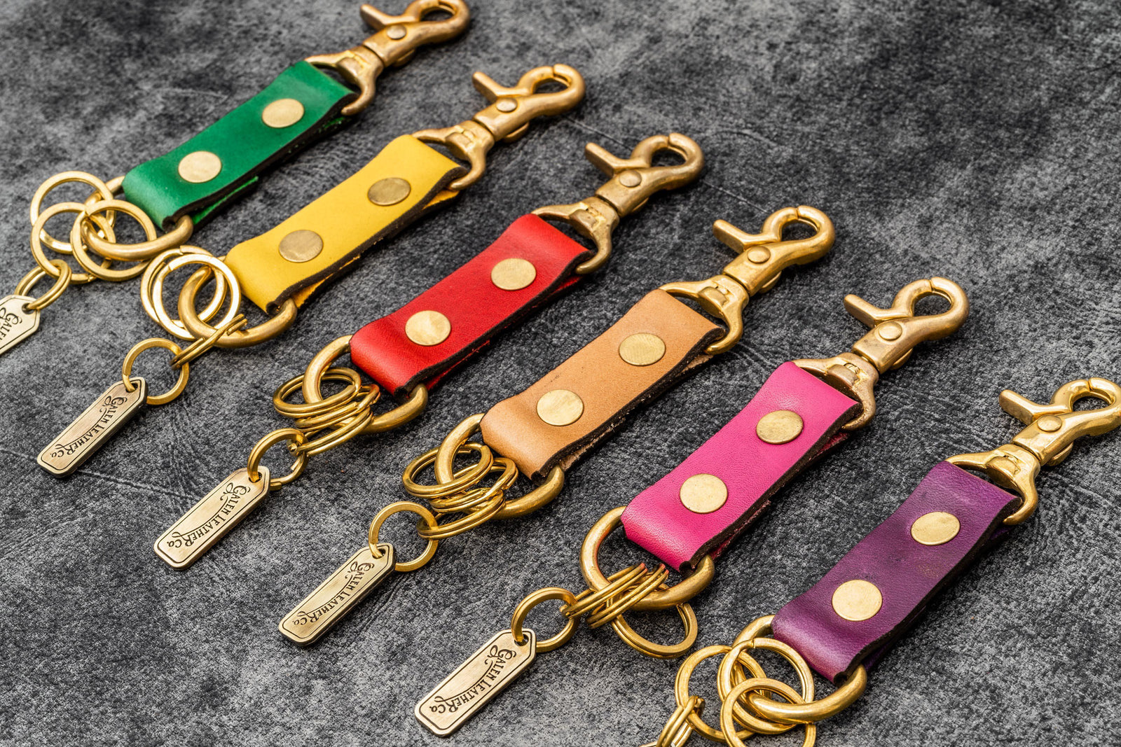 Leather Keychain - Alaska