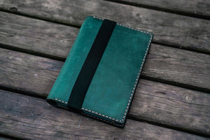 Leather Leuchtturm1917 A5 Notebook Cover - Crazy Horse Forest Green
