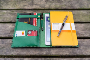 Leather Leuchtturm1917 A5 Notebook Cover - Green