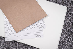 Leather Notebook B6 - Tomoe River Paper - Crazy Horse Forest Green