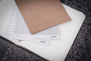 Leather Notebook - Tomoe River Paper - A6 - Crazy Horse Brown