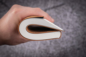 Leather Notebook - Tomoe River Paper - A6 - Crazy Horse Brown