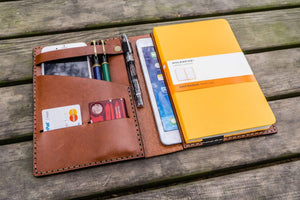 Leather Rhodia A5 Notebook & iPad Mini Cover - Brown