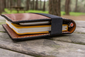 Leather Rhodia A5 Notebook & iPad Mini Cover - Brown