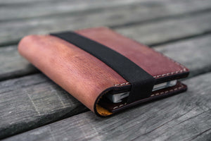 Leather Rhodia A6 Notebook Cover - Crazy Horse Tan