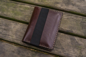 Leather Rhodia A6 Notebook Cover - Dark Brown