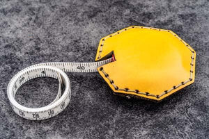 Leather Tape Measure Octagon