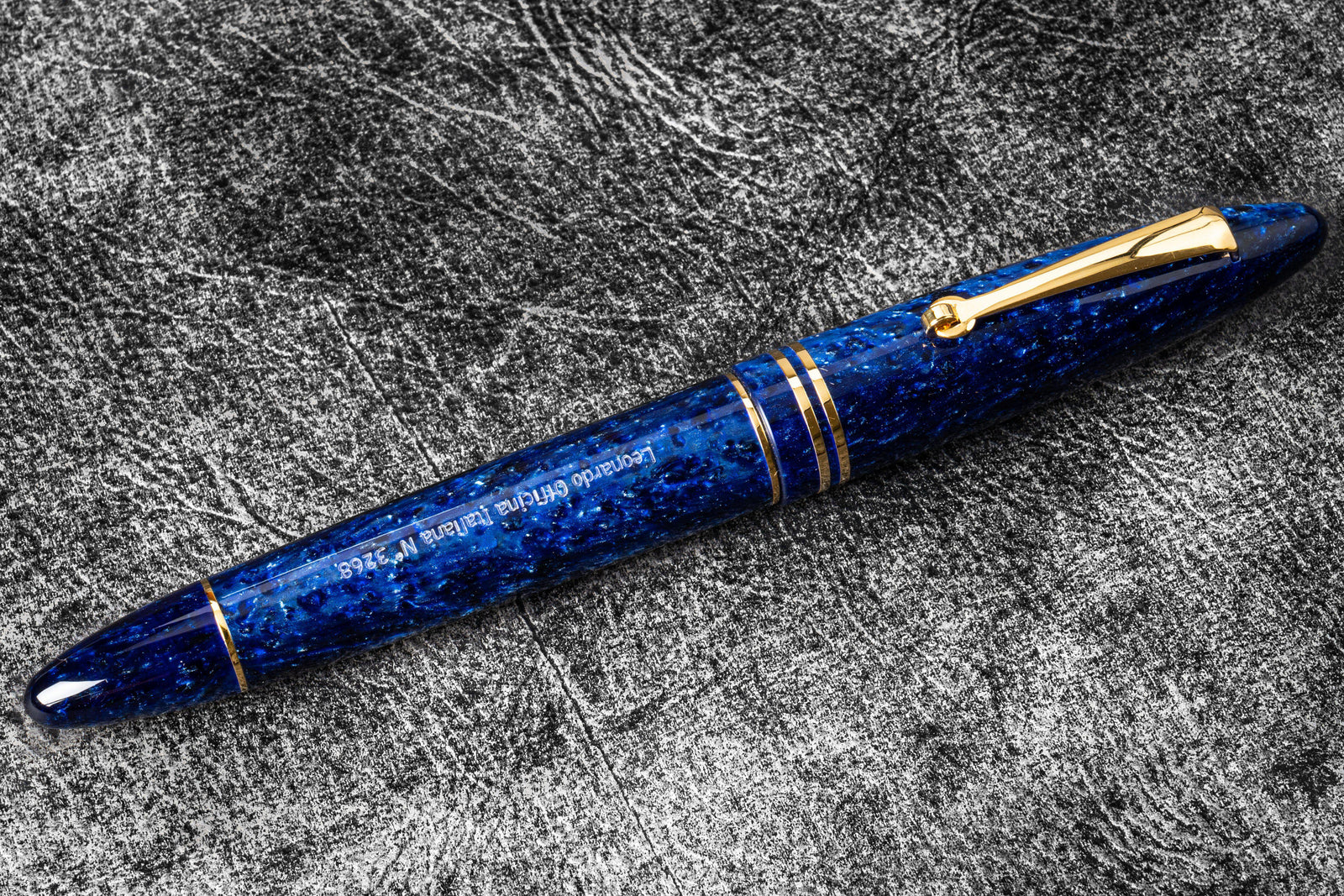 Leonardo Furore Fountain Pen - Galaxy Blue GT