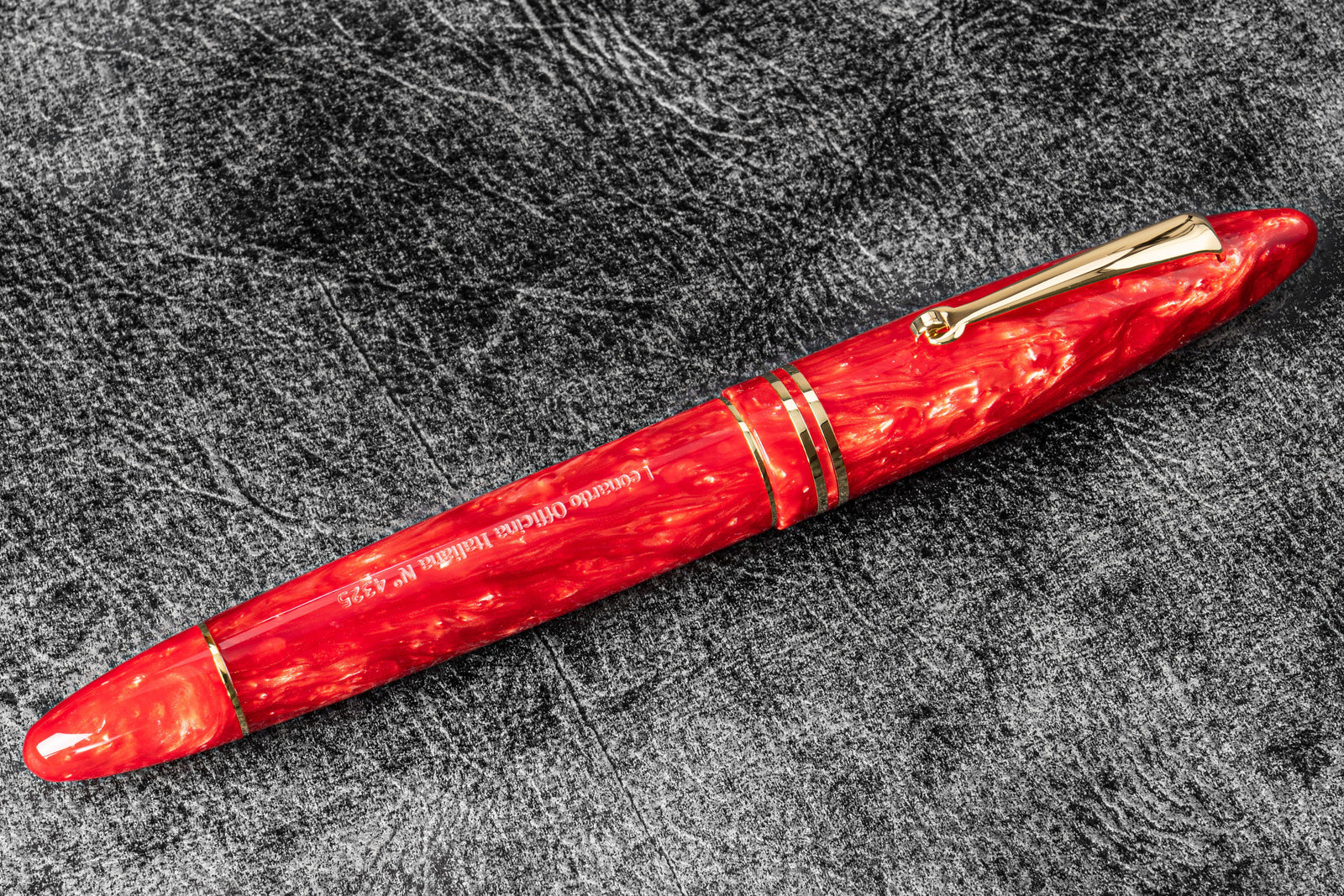 Leonardo Furore Fountain Pen - Red Passion GT