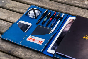 Leuchtturm1917 A4 - A4+ Leather Cover Portfolio - Blue