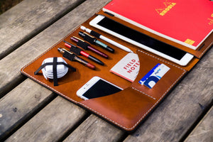 Leuchtturm1917 A4 - A4+ Leather Cover Portfolio - Brown