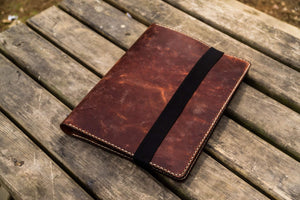 Leuchtturm1917 A4 - A4+ Leather Cover Portfolio - Crazy Horse Orange