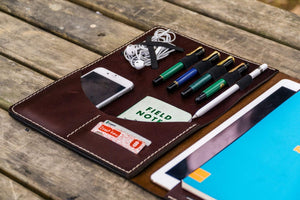 Moleskine Professional Workbook A4 Cover - Leather Compendium - Dark Brown