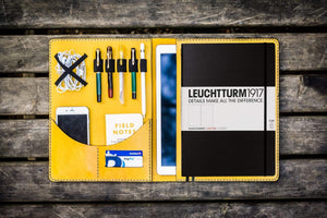 Moleskine Professional Workbook A4 Cover - Leather Compendium - Yellow