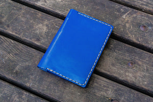 No.33 Personalized Leather Field Notes Cover - Blue