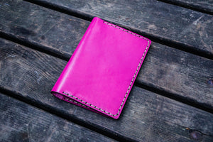 No.44 Personalized Leather Field Notes Cover - Pink