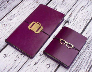 Solid Brass Charm for Traveler's Notebook Cover