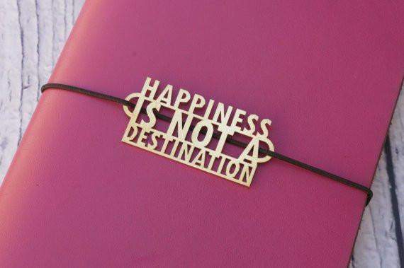Solid Brass Charm for Traveler's Notebook Cover