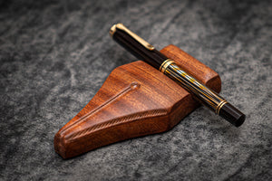The Nib Rest Wooden Pen Stand - Mahogany