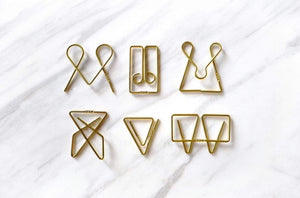 Tools to Liveby Brass Paper Clips (Weis)