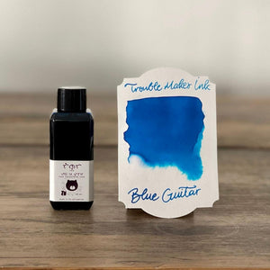 Troublemaker Blue Guitar Ink