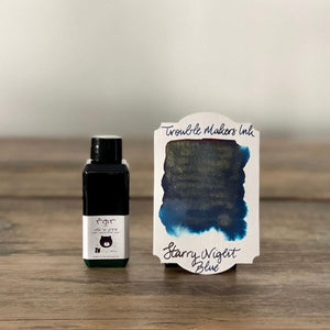 Troublemaker Starry Night Shimmer Blue Ink