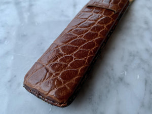 Vintage (NOS) single leather pen case