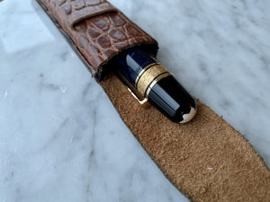 Vintage (NOS) single leather pen case