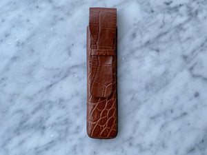 Vintage (NOS) single leather pen case