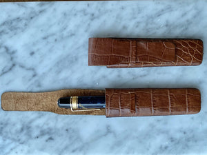 Vintage (NOS) single leather pen case