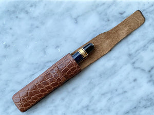 Vintage (NOS) single leather pen case