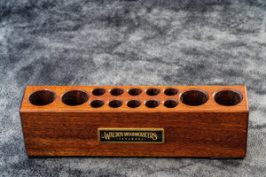 Wood Desk Organizer - Pen and Tool Holder - Mahogany