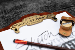 Wooden A4 Clipboard - Mahogany