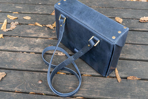 Writer's Medic Bag - Crazy Horse Navy Blue