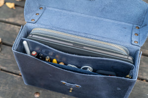 Writer's Medic Bag - Crazy Horse Navy Blue