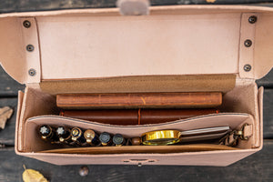 Writer's Medic Bag - Undyed Leather