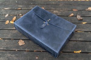 Writer's Medic Bag - XLarge Crazy Horse Navy Blue