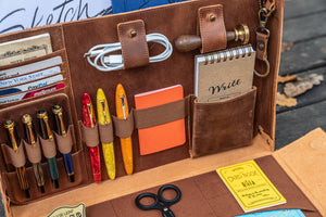 Writer's Medic Bag XLarge - Crazy Horse Tan